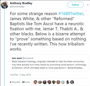 Dr. Anthony Bradley's Vitriolic Anti-Reformed Baptist Explosion